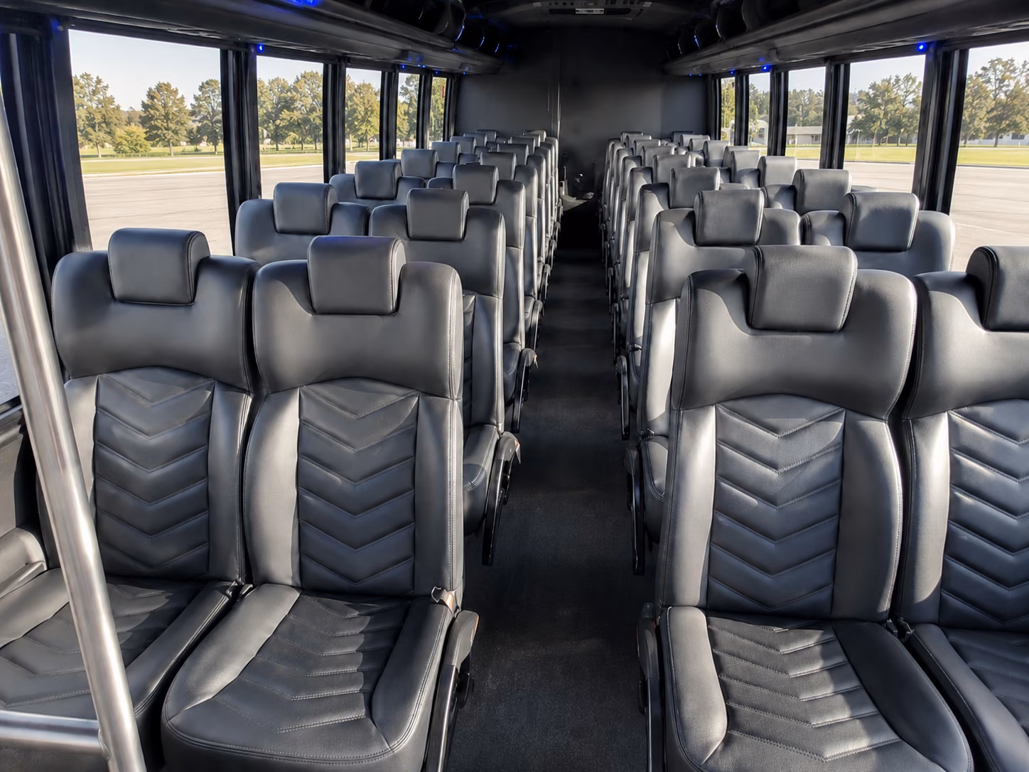 18 passenger minibus inside