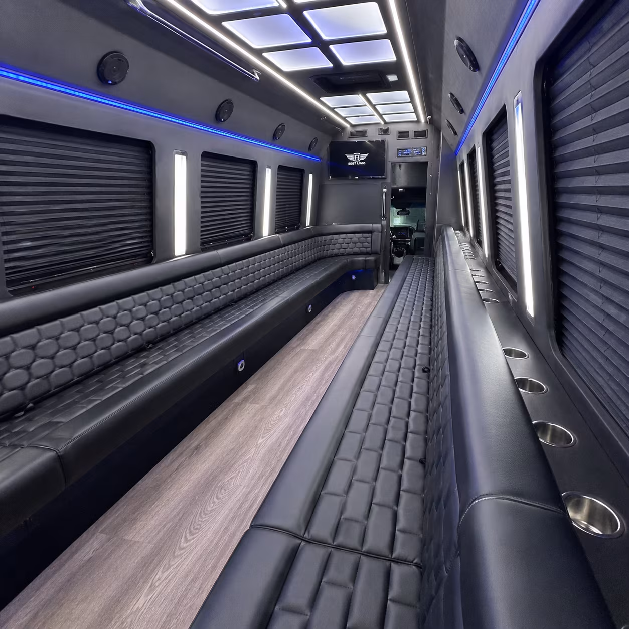 macon party bus inside