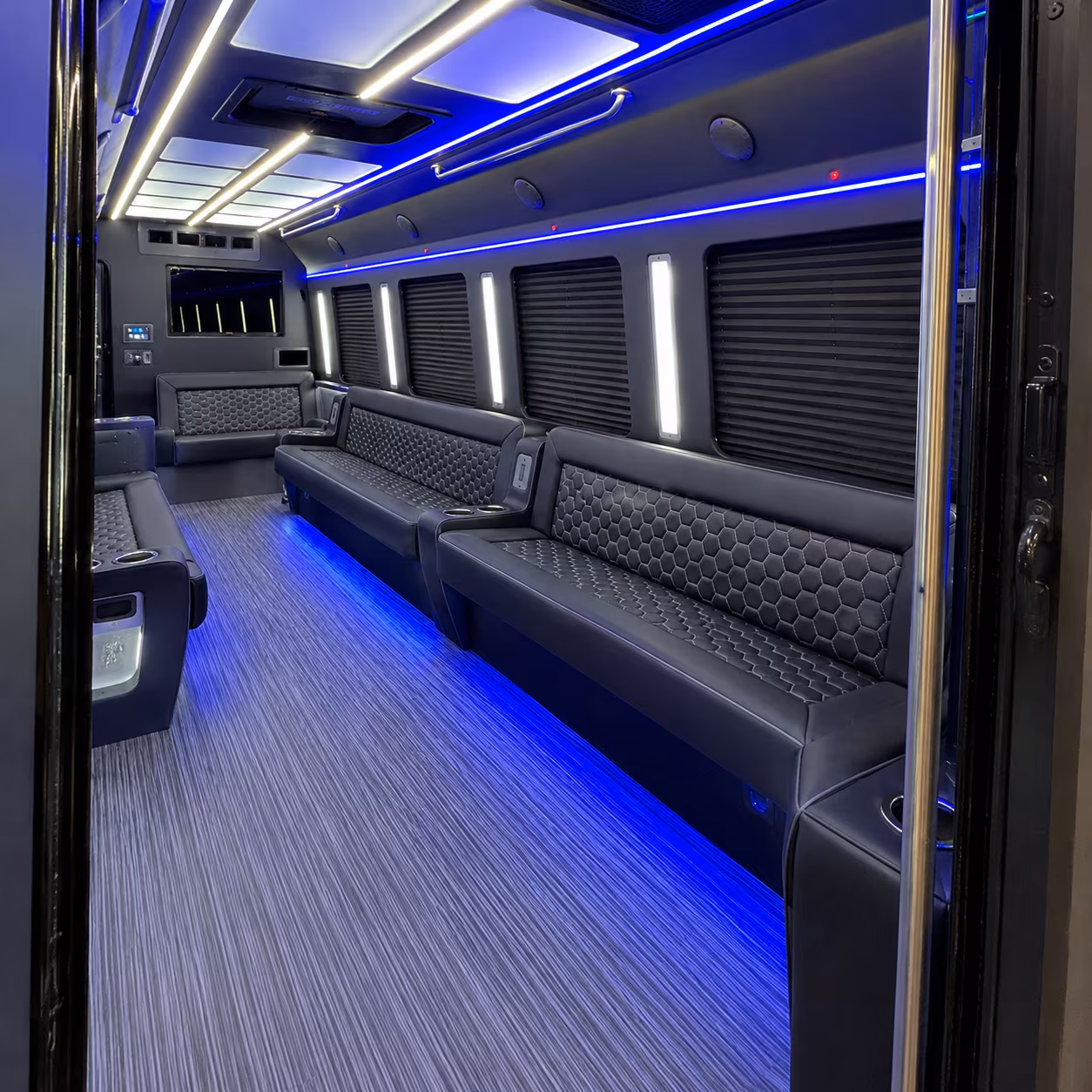 macon party bus rental interior