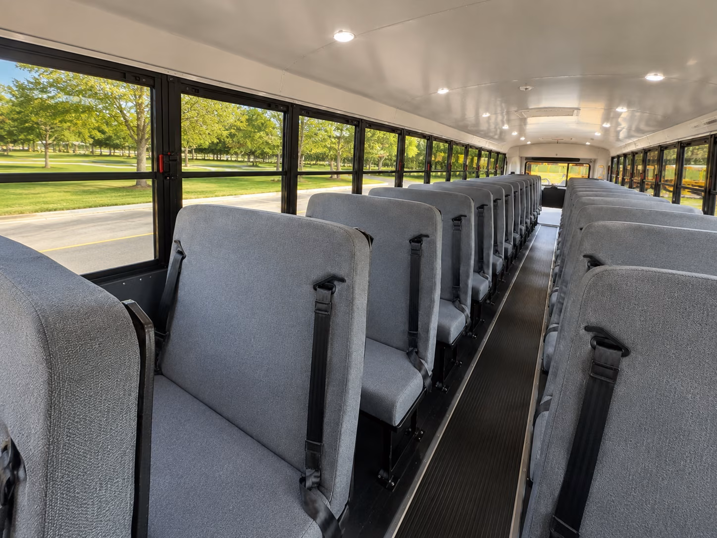 macon school bus interior