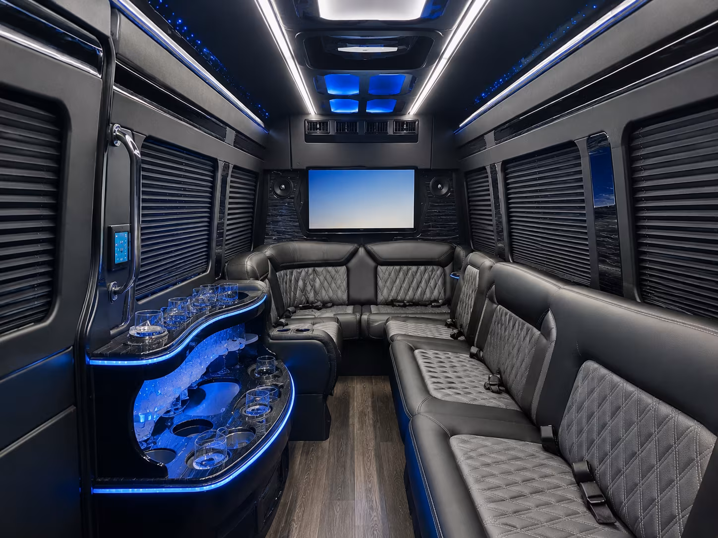 macon sprinter limousine interior